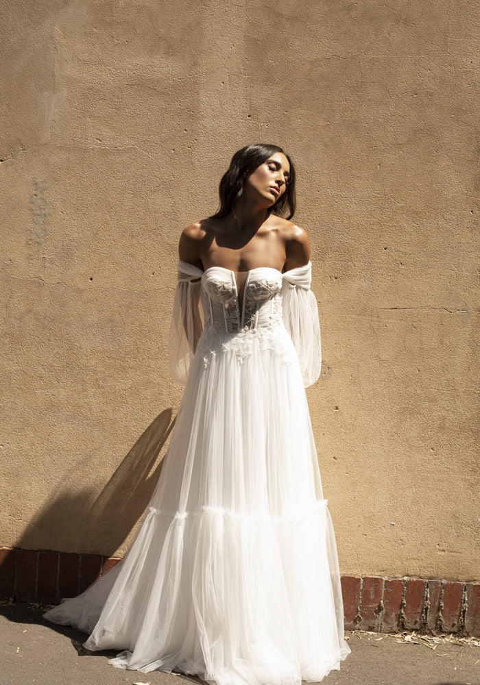Pure Beauty Bridal Ruched Corset