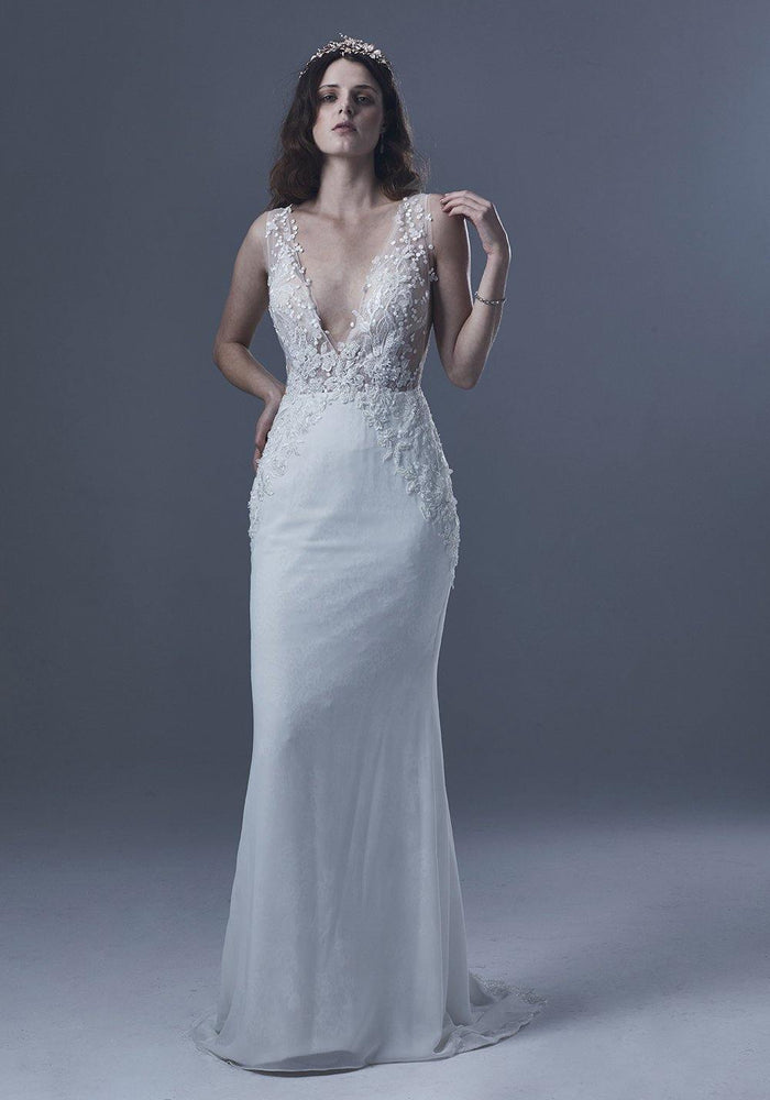 Model wearing Harmoni wedding gown