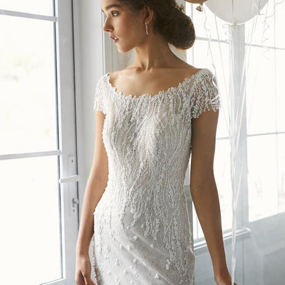 Model wearing Lillyana wedding gown
