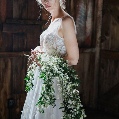 Model wearing Jiana wedding gown