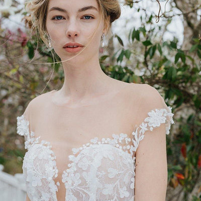Model wearing Jolisa wedding gown