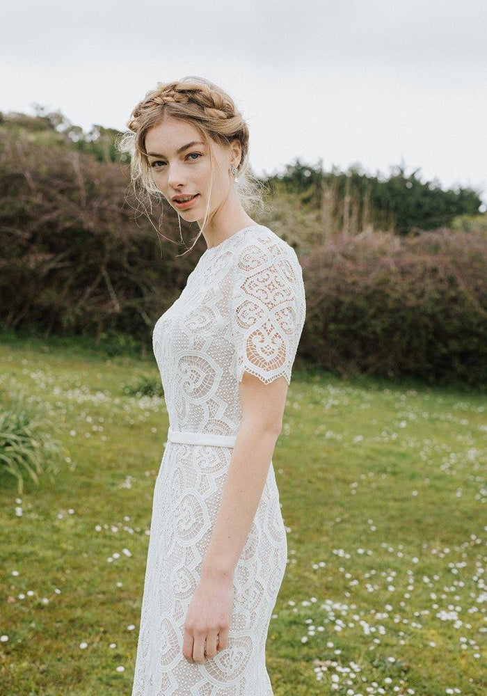 Model wearing Kaislyn wedding gown