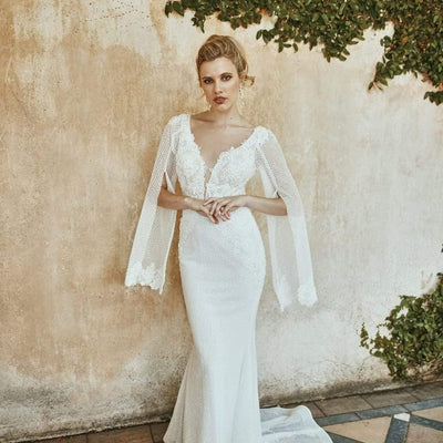 Model wearing Nadine wedding gown