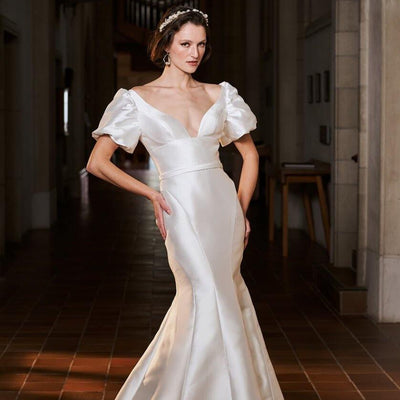 Model wearing Sydney wedding gown